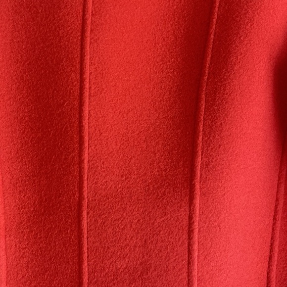 Orange shell style blazer. 100% wool size 12 - Picture 4 of 4